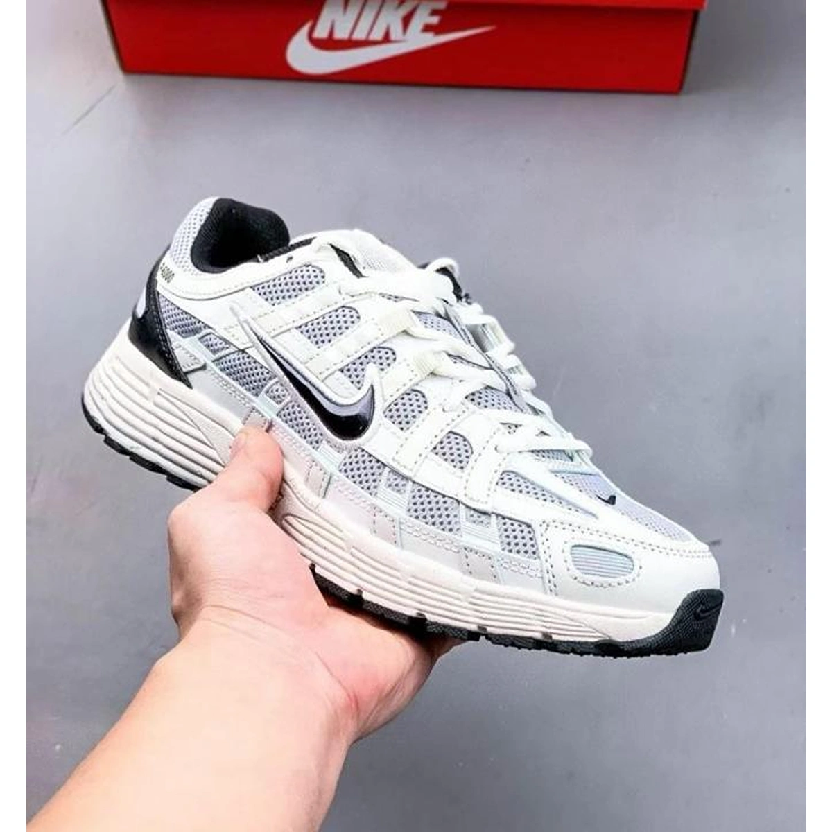 Stylish Nike P6000 Platinum Tint Shoes Black For Men (SUP3015) - stayhit.in
