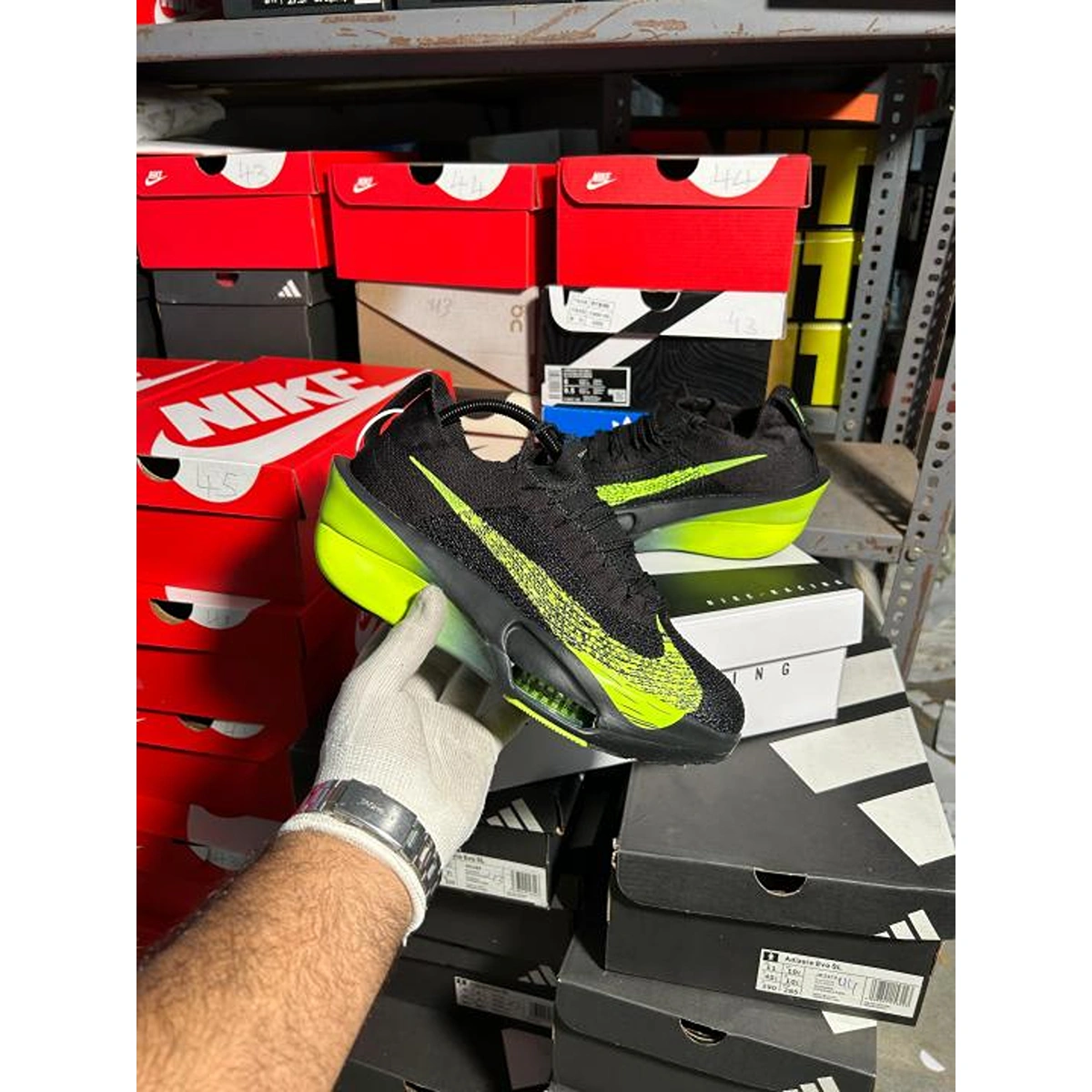 Stylish Nike Zoom Alphafly Shoes Next Black Volt For Men (SUP1370) - stayhit.in Stylish Nike Zoom Alphafly Shoes Next Black Volt For Men (SUP1370) - stayhit.in