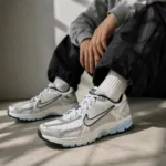 Stylish Nike Zoom Vomero Shoes White Pure Platinum Blue For Men (SUP1117) - stayhit.in