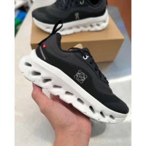 Stylish On Cloud X Loewe Shoes Black White For Men (SUP3474) - stayhit.in