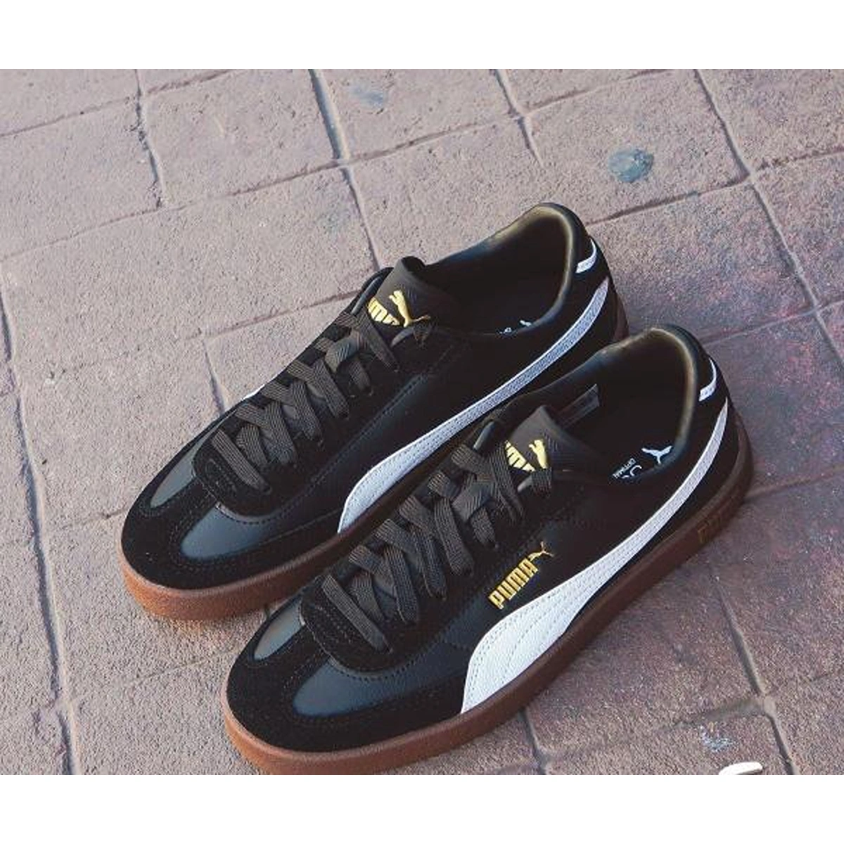 Stylish Puma Army Club Era Shoes Black White For Men (SUP3252) - stayhit.in