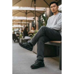 Stylish Undefeated X Air Zoom Spiridon Shoes Black And Green For Men (SUP3056) - stayhit.in