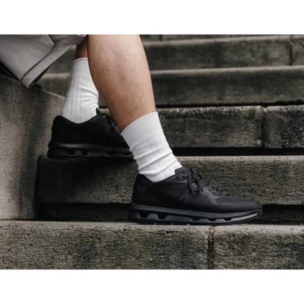 Supreme On Running X Kith Cloudzone Shoes Full Black For Men (SUP2912) - stayhit.in