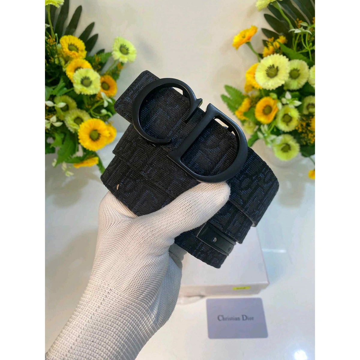 Imported Dior Jacquard Belt With Og Accessories For Men (BT341) - stayhit.in