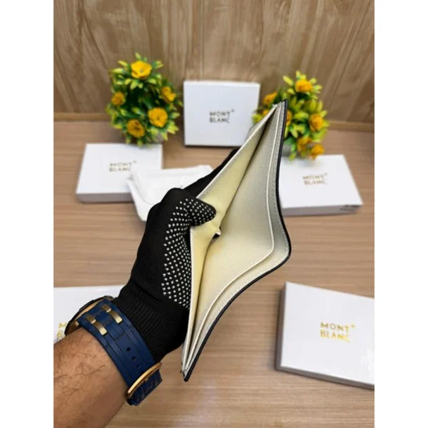 Imported Mont Blanc Wallet White For Men Imported Mont Blanc Wallet White For Men