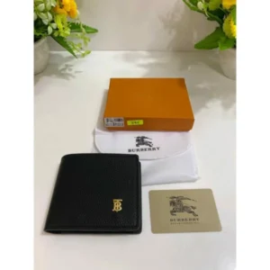 Premium Burberry Wallet With Og Box Dust Bag & Card For Men
