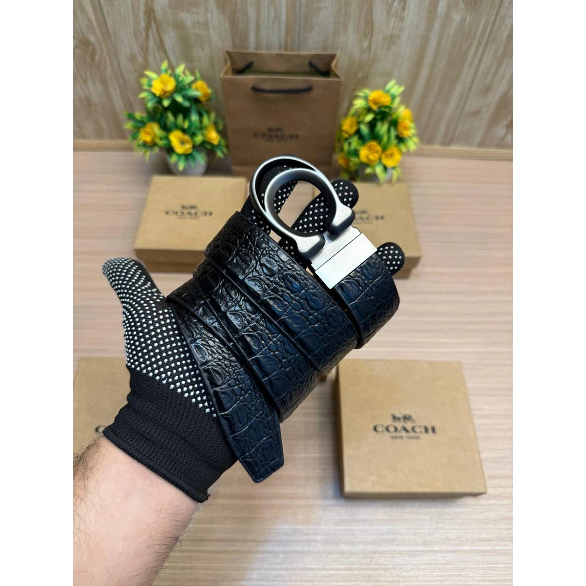 Premium Coach Belt For Men (DW135) - stayhit.in
