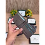 Stylish Lacoste Wallet Brown Leather For Men